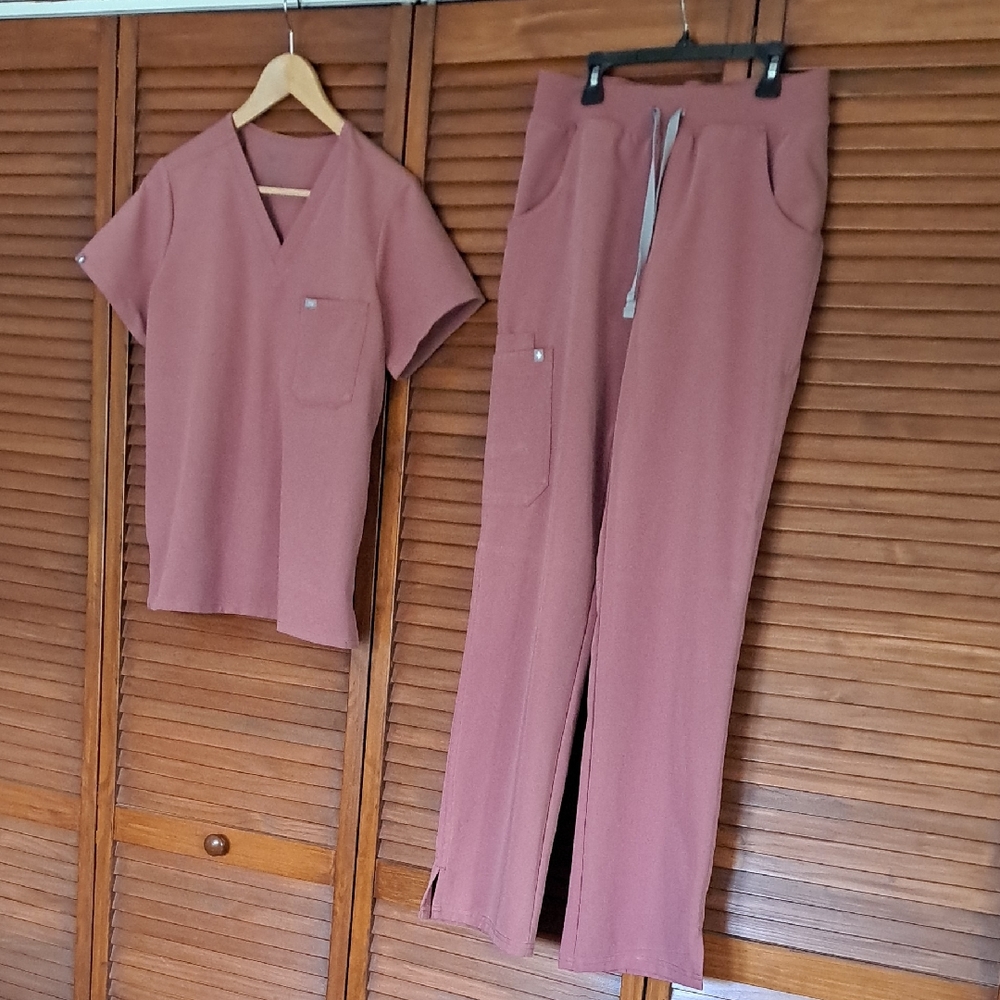 Figs Mauve Jogger Set